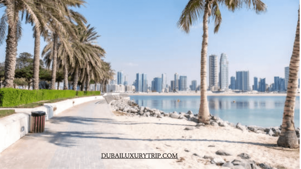 AL Mamzar Beach, Dubai, UAE, Day time
