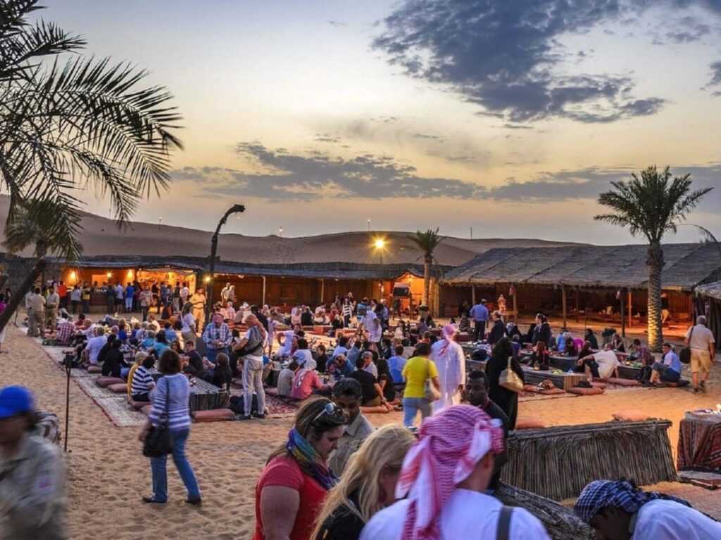 Desert Safari, Dubai, BBQ, sunset, UAE