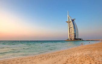 Jumeirah Beach, Dubai, UAE, Burj ul Arab