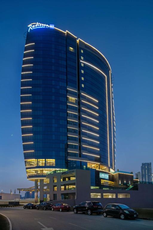 Radisson BLU Hotel, Dubai Canal View, Outside View, Road side, Dubai, UAE
