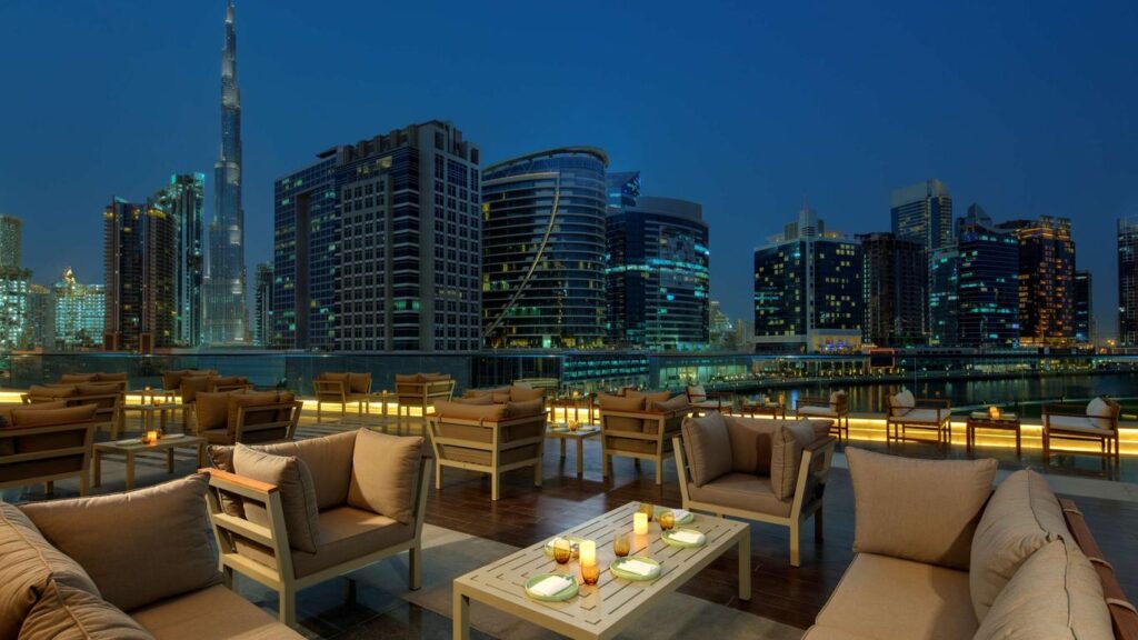 Radisson Blu Hotel, Dubai Waterfront, Dubai, UAE, Pool View
