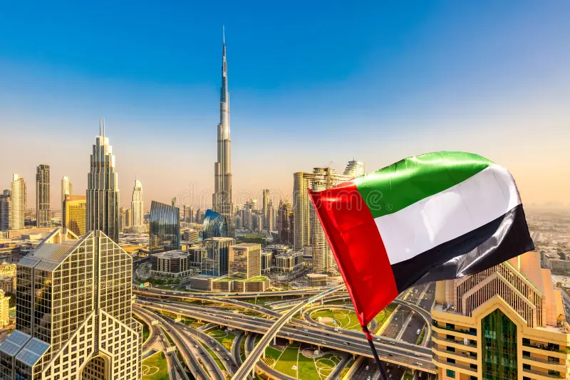 United Arab Emirates Flag, UAE, Dubai